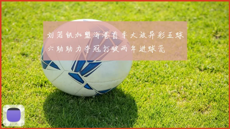 刘若钒加盟海港首季大放异彩五球六助助力夺冠打破两年进球荒